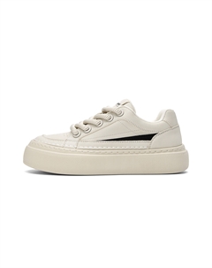 Мужские низкие скейтерские кеды бежевые, цвет Beige Hla