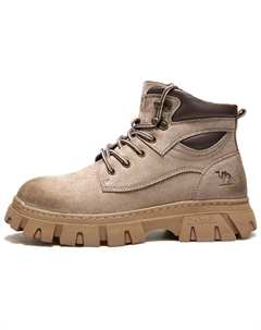 Износостойкие короткие утепленные ботинки для улицы с подошвой 5 см мужские Elsa, цвет Elsa Camel