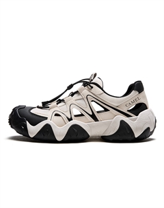 Высокие дышащие повседневные туфли мужские устойчивые к истиранию - полуночный черный с перфорацией, цвет Midnight Black-Cut-Out Camel