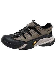 Антискользящие дышащие треккинговые ботинки для мужчин River в светло-зелёном и чёрном цветах, цвет Light Green/Black Camel