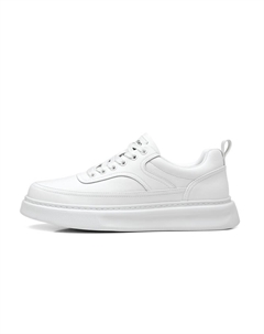 Амортизирующие легкие низкие кеды мужские белые, цвет White Mulinsen