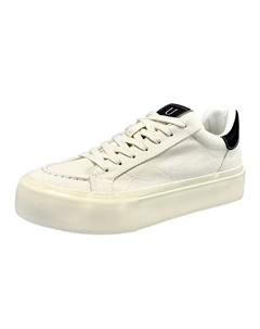 Абразивостойкие легкие дышащие низкие скейтерские кроссовки для мужчин с эффектом увеличения роста белые, цвет White Urban authentic