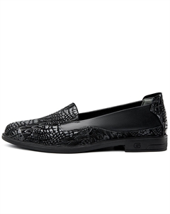 Мужские повседневные туфли черные с крокодиловым принтом Z0515, цвет Black Crocodile Pattern Z0515 Dao tu sen