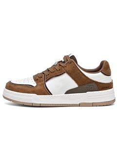 Скользоустойчивые износостойкие легкие мужские лоу-топы для скейтбординга бежево-коричневые, цвет Beige Brown Urban authentic