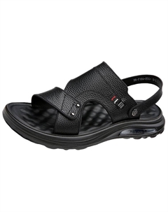 Пляжные сандалии мужские черные, цвет Black Aokang