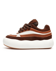 Дышащие низкие повседневные туфли для увеличения роста унисекс Brown, цвет Brown Weishibangwei