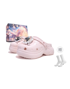 Клоги унисекс розовые, цвет Pink Jifffly