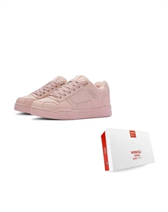 Низкие скейтерские кроссовки унисекс розовые, цвет Pink Miniso