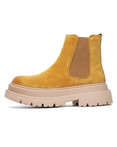 Желтые унисекс короткие челси, цвет Yellow Weishibangwei