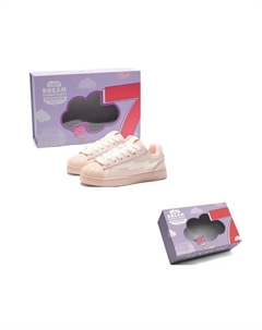 Низкие скейтбордские кроссовки унисекс с коробкой - розовый цвет сакуры, цвет Cherry Blossom Pink 7 sevfun