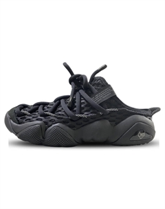 Государственный полюс 6371 Звуковая волна Бесшумные, противоскользящие и быстросохнущие закрытые тапочки для мужчин - черные, цвет Black Peak