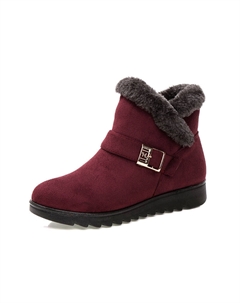 Бордовые короткие зимние ботинки унисекс, цвет Burgundy Captain illy