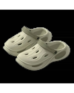 Клоги мужские бежево-зеленые, цвет Beige Green Tafn