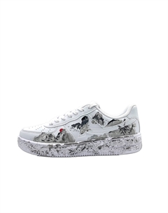 Кроссовки Air Force One с противоскользящей подошвой и амортизацией, низкие, унисекс, бело-серые, цвет White Gray Xtep