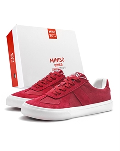 Низкие скейтерские кроссовки унисекс китайский красный, цвет China Red Miniso