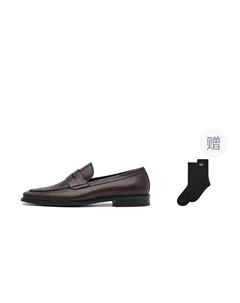 Мужские туфли для костюма низкие черные/тёмно-умбра тёмно-умбра (в комплекте хлопковые носки), цвет Dark Umber (Includes Cotton Socks) Pedro