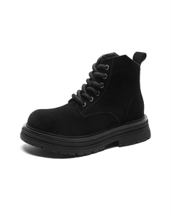 Чёрные унисекс короткие ботинки Martin, цвет Black Yuzhaolin