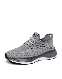 Амортизирующие устойчивые к истиранию легкие нескользящие низкие кеды мужские серые, цвет Gray Mulinsen