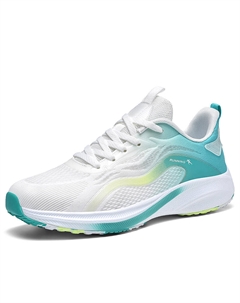 Мужские противоскользящие износостойкие низкие кроссовки для бега бело-зеленые, цвет White Green Tonybear