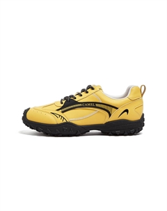 Износостойкие и легкие повседневные туфли мужские - желтый/черный, цвет Yellow/Black Camel