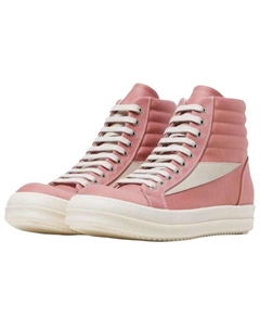 Мужские розовые скейтерские кроссовки Rick owens drkshdw