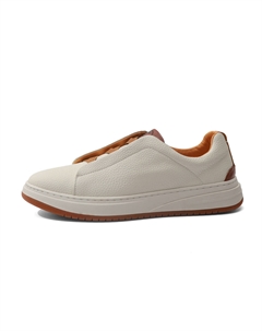 Скользоустойчивые амортизирующие низкие скейтерские кеды мужские белые, цвет White Tom tailor