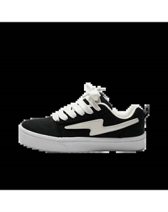 Низкие скейтерские кроссовки унисекс Black White Lightning, цвет Black White Lightning Jimixiong