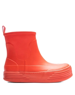 Резиновые сапоги на платформе, оранжевый Palm angels