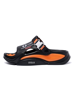 Пляжные сандалии унисекс черно-оранжевые, цвет Black Orange Urban authentic