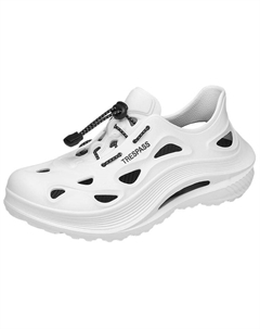 Клоги мужские бело-черные, цвет White Black Trespass