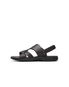 Мужские пляжные сандалии коричневые, цвет Brown Red dragonfly