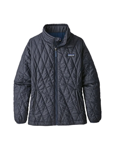 Детская утепленная куртка Nano Puff Diamond Quilt, Smolder Blue Patagonia