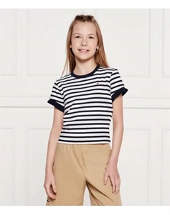 Футболка Slim fit, синий Tommy hilfiger