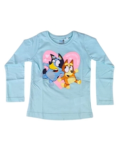 Рубашка с длинным рукавом, светло-синий Bluey