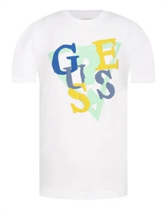 Футболка Regular fit, белый Guess