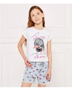 Футболка Regular fit, белый Guess