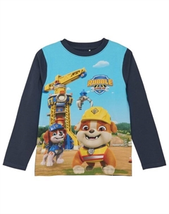 Детская футболка л/с № 6693 - длинный рукав, Blue Nights Minymo®