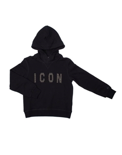 Толстовка с капюшоном, черный Dsquared2