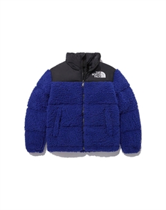 Детский пуховик, цвет синий The north face