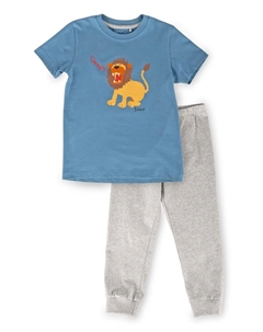 Пижама, сине-серый Sigikid