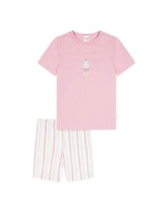 Пижама, розовый/белый Schiesser