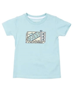 Футболка Regular fit, голубой Guess