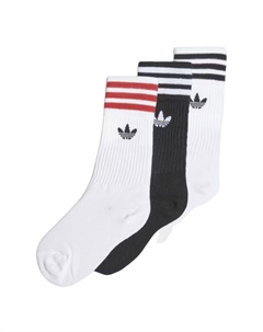 Носки Crew 3 пары Коллекция Trefoil Детские 3-7 лет, 3 пары (Белый Красный/Черный Белый/Белый Черный) Adidas originals