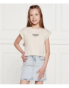 Футболка Regular fit, бежевый Guess