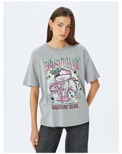 Футболка, серый Koton