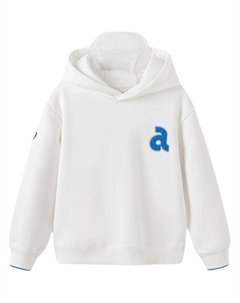 Свитшот молочно-белый подростковый Asics