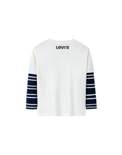 Левис Двухсоставная Футболка с Длинным Рукавом Кэнди Уайт Подростки Левис Levi's®