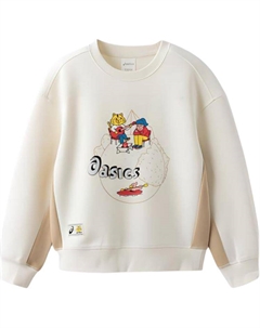 Свитшот X Jun Oson Urban Light Trend Raw White для подростков Asics