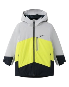 Школьная пуховая куртка, желто-зеленая Asics