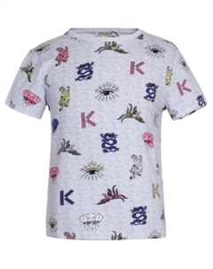 Футболка детская, серая Kenzo